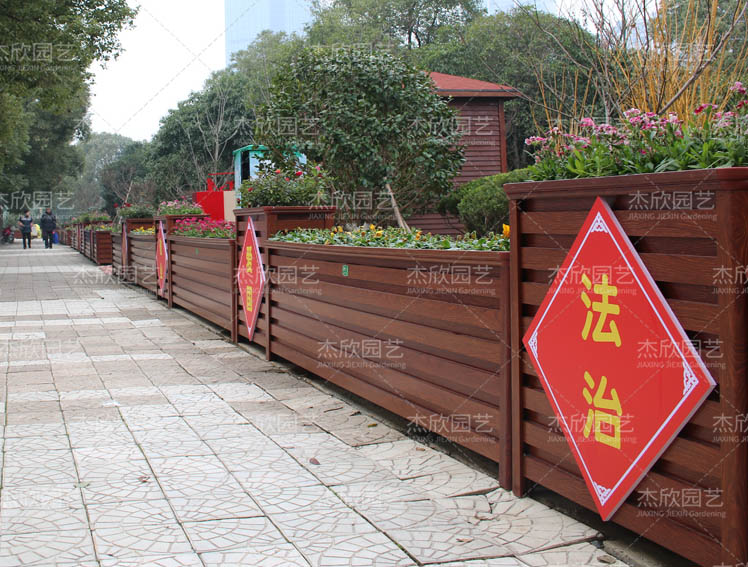 公園隔離花箱南昌案例